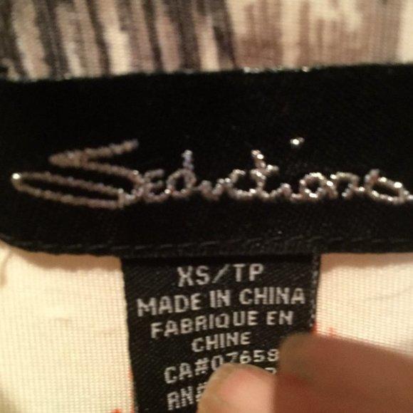 Aztec/western print open front sweater kimono style fringed - Picture 5 of 6